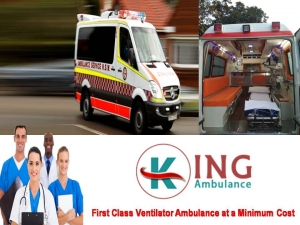 Book Hi-tech Ventilator Ambulance Service in Hatia at the Ch