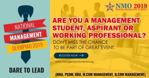 NATIONAL MANAGEMENT OLYMPIAD 2019