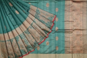 Online shopping for wedding wear banarasi tussar silk saris 