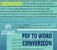 PDF to Word – conversion