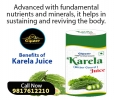 Karela Juice provides vitamin C and promotes immunity, brain