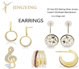 925 sterling silver earrings fine jewelry wholesale manufact
