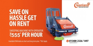 Cleanland Parking Lot Sweeper Rental