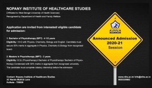 Announced Bachelor of Physiotherapy Admission 2020-21 Sessio