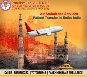 Get ICU Air Ambulance from Gwalior with Support of MD and MB