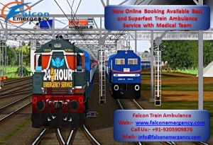Get Reasonable Cost Train Ambulance in Dibrugarh 