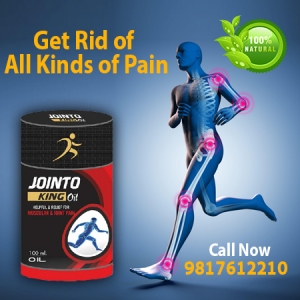 Jointo King Oil gives relief from joint & muscle pain