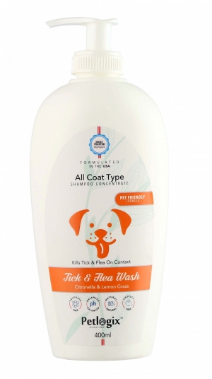 Buy Petlogix Tick & Flea Wash shampoo online