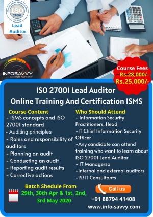 ISO 27001 #Online Training...