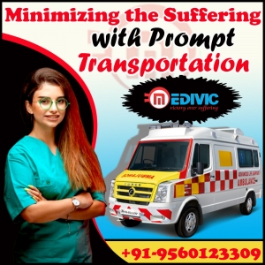 Medivic Ambulance Service in Dharmatala, Kolkata: Highest Qu