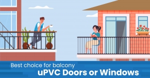 Best choice for balcony â€“ uPVC doors or windows? | Elegant H