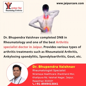 Dr Bhupendra Vaishnav is arthritis specialist doctor in Jaip