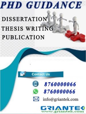 PhD Guidance PhD thesis  PhD Publication