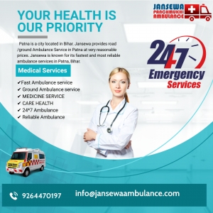 Jansewa Ambulance Service in Patna with ICU Setup