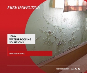 Water seepage waterproofing repair