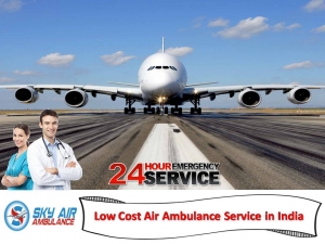Get Scrumptious CCU Based Commercial Air Ambulance Service