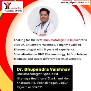 Dr. Bhupendra Vaishnav A Rheumatologist in Jaipur treats Art