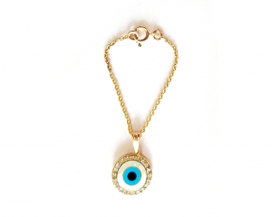 Best Evil Eye Watch Charm In Gold