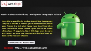 Best in Business Android App Development Company in Kolkata