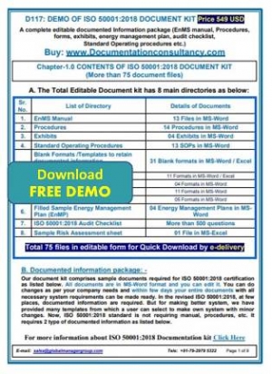 ready-to-use ISO 50001 Documents