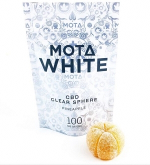MOTA White CBD Clear Sphere  $19.00