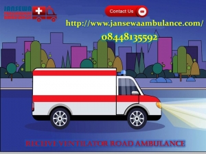 Take Normal Rate ICU Setup Road Ambulance in Muzaffarpur