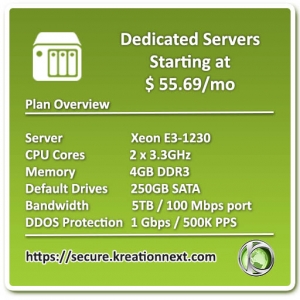 Low end smart servers with free managed services.