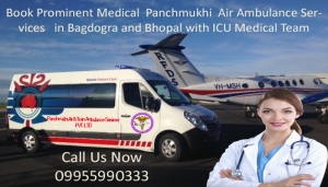 Bagdogra to Delhi Low-Cost ICU Charter Air Ambulance Medical