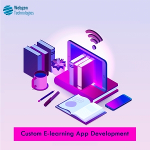Get one of the best E-learning app development at Webgen Tec