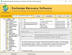 Exchange mailbox EDB to PST converter software