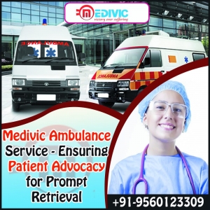 Bed to Bed Ambulance Service in Tapasya, Kolkata by Medivic