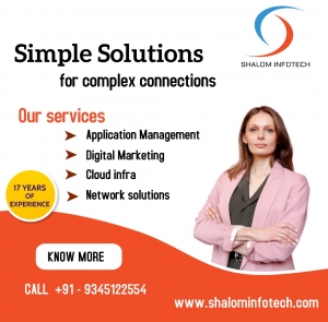 Shalom infotech software development and website designing c