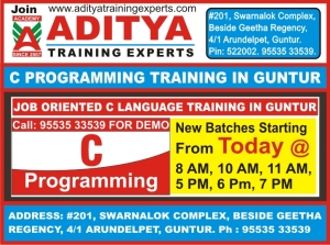 C Language Programming Course In Guntur