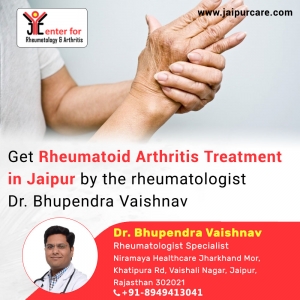 Dr Bhupendra Vaishnav provides effective rheumatoid arthriti