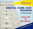 Chennai & Tamilnadu Database Provider in Excel Format