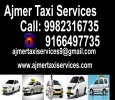 Ajmer taxi, Online taxi provider in ajmer, 24 hours taxi ser