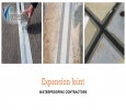 Expansion joint waterproofing treatment