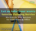 Painting service for a perfect interior walls in Bangalore