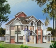 Kerala Traditional House Plans With Courtyard, Call:+91 7975